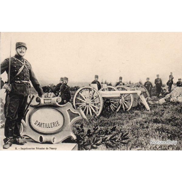 CPA- R�giment DARTILLERIE -N�7122