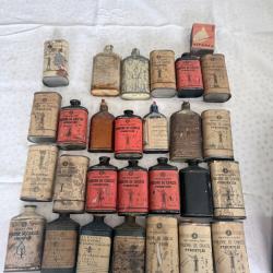 lot boites de poudres anciennes