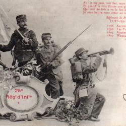 CPA -  25e R&eacute;giment dInfanterie-N&deg;7112