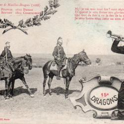 CPA -15e R&eacute;giment de DRAGONS -N&deg;7106