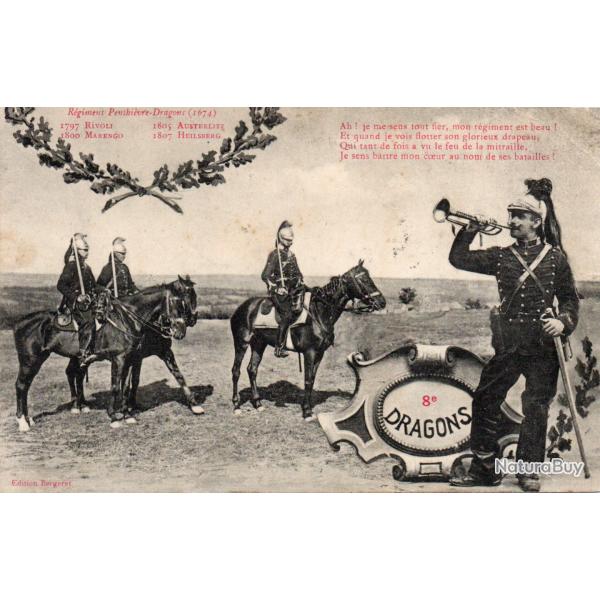 CPA -8e R�giment DRAGONS-N�7113