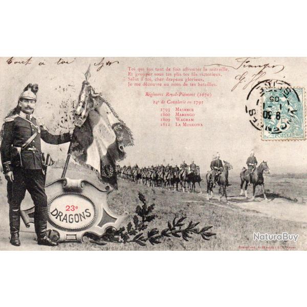 CPA -23e R�giment DRAGONS-N�7114