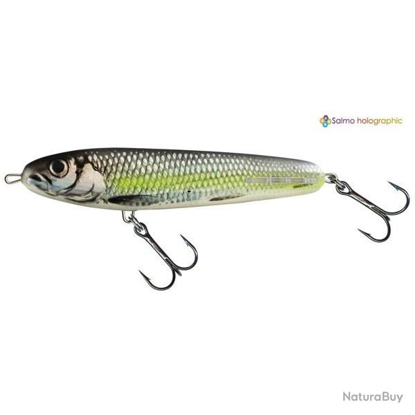 Poisson Nageur Salmo Sweeper Sinking SE12 SCS - Silver Chartreuse Shad
