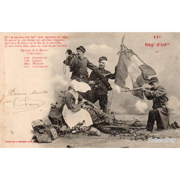 CPA - 11e R�giment dInfanterie-N�7118