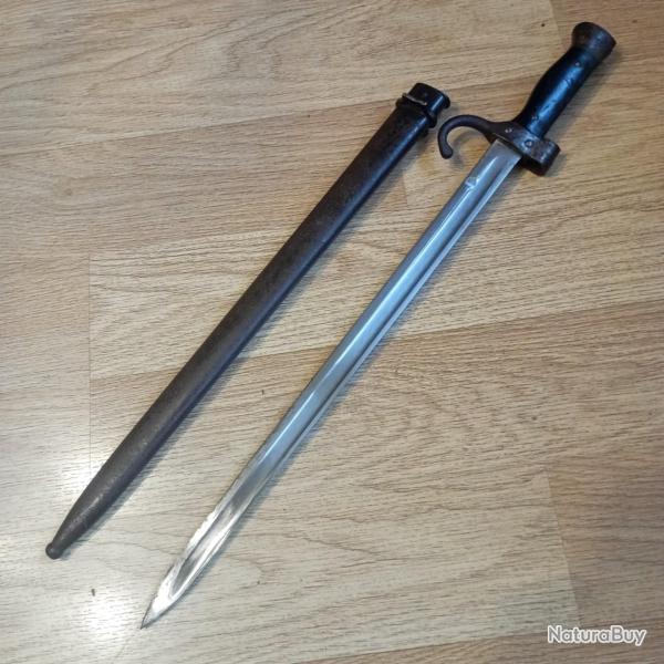 Ba�onnette Berthier Mle 1892 1er mod�le 2�me type au m�me No.