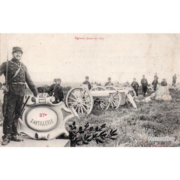 CPA -37e R�giment DARTILLERIE-N�7116