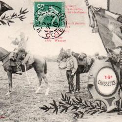 CPA - 16e R&eacute;giment CHASSEURS-N&deg;7115