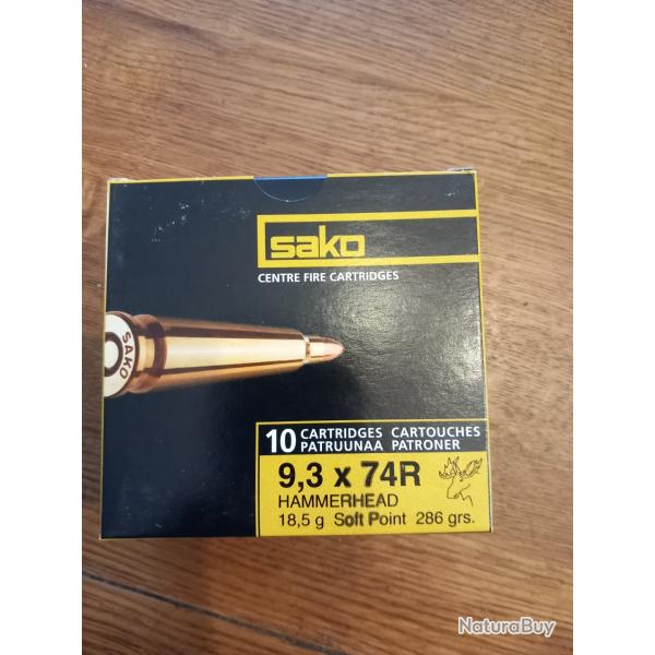 Sako hammerhead 9.3x74 r 286 gr