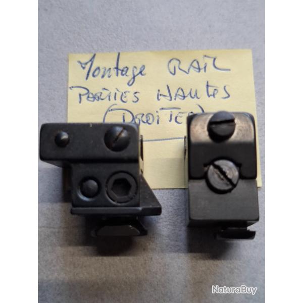 MONTAGE AMOVIBLE � RAIL type E A W ( pied droit)