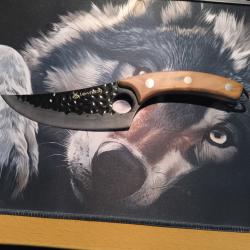 couteau lame fixe tres typ&eacute; " le viking" neuf