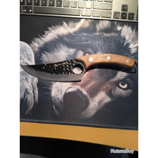 couteau lame fixe tres typ� " le viking" neuf