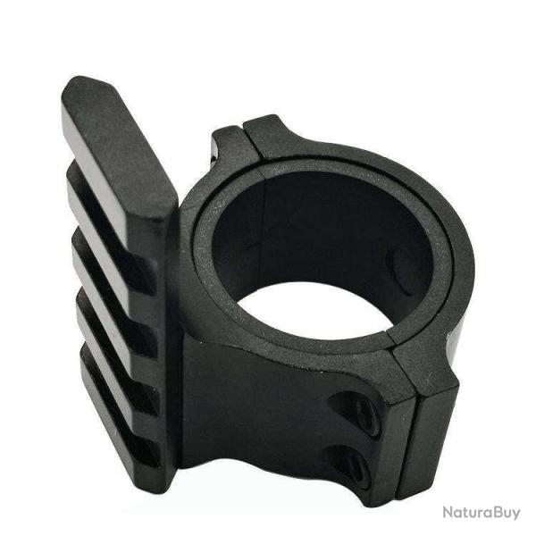 Collier picatinny pour montage de lunette 25.4/30 mm en aluminium