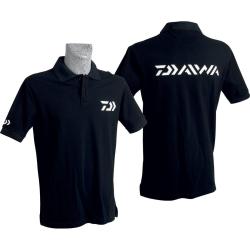 Daiwa Polo Noir Manches Courtes L
