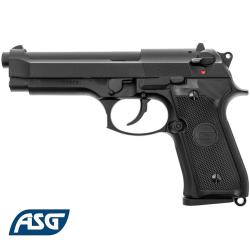 R&eacute;plique airsoft M9 ASG Full Metal Gaz Blowback