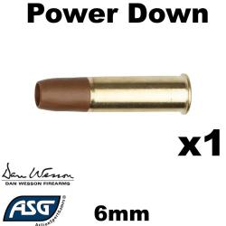 Cartouche ASG Dan Wesson Power Down 6 mm - (1 unit&eacute;)