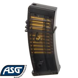 ASG 15263 Chargeur ASG DLV36 Low Cap 48 Billes - Transparent Fum&eacute; (G36 AEG