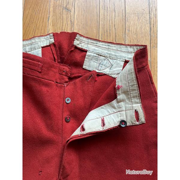 Pantalon Garance mod�le 1867 - militaria - ww1