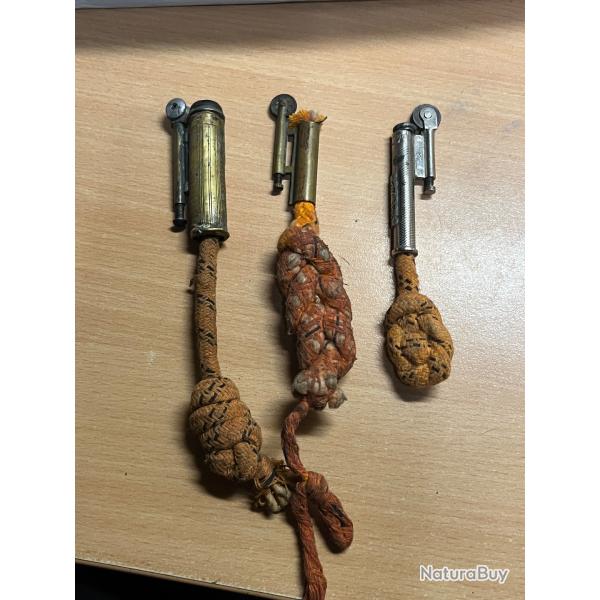 Lot de briquets amadou poilus ww1
