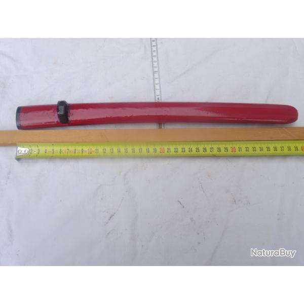 J300) lot  fourreau saya ancien  pour waki ou tanto  = relaqu�  ( 40 centim�tres environ )