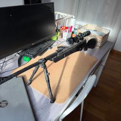 Magtech jade pro avec lunette vector optics 3x9x40 et bipied