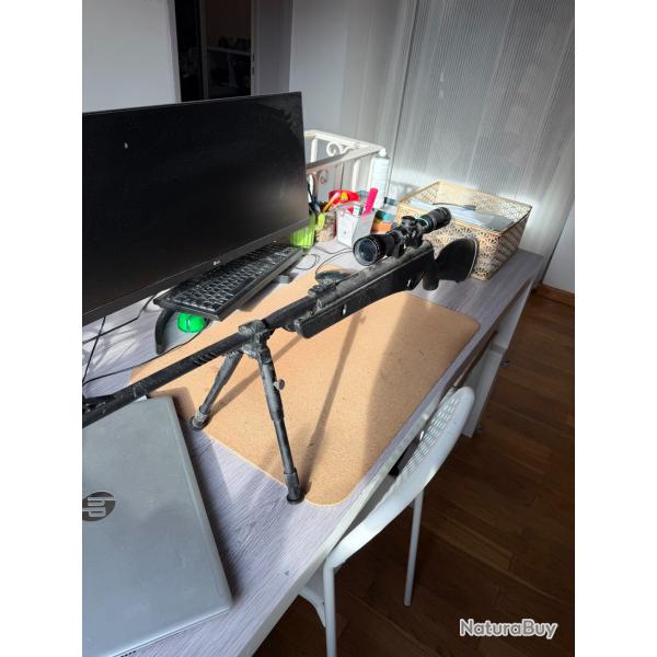 Magtech jade pro avec lunette vector optics 3x9x40 et bipied