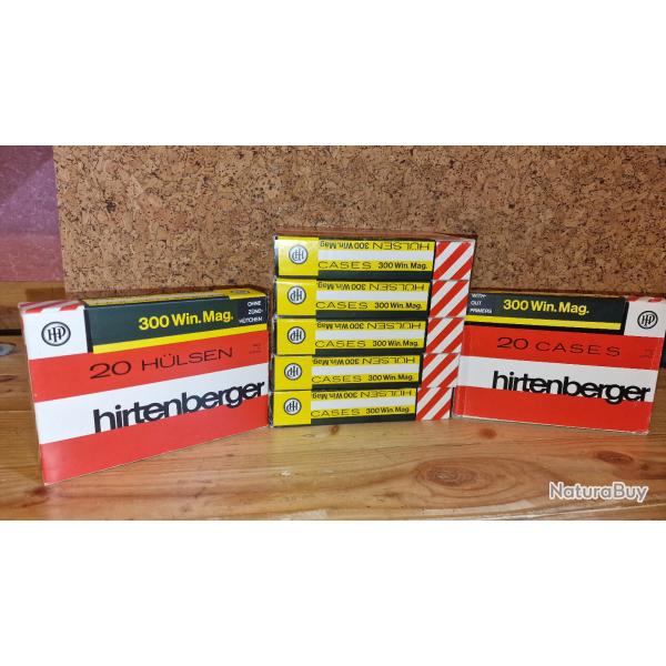 Etuis 300 Win.Mag de marque Hirtenberger neuf /140