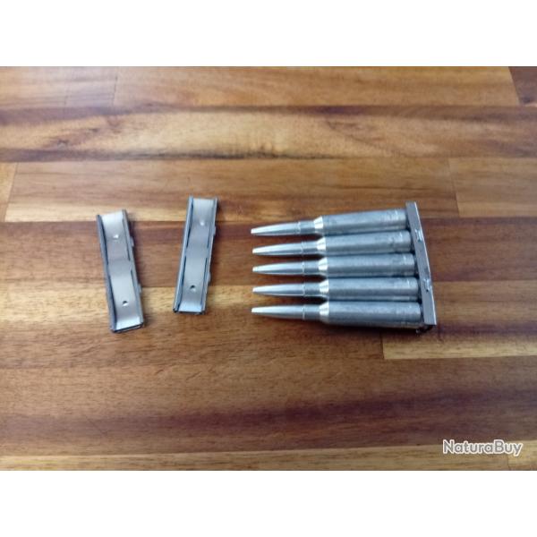 3 clips Mauser 96 Carl Gustav - Su�dois - Bon �tat