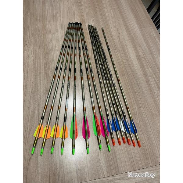 Lot de fl�che aluminium