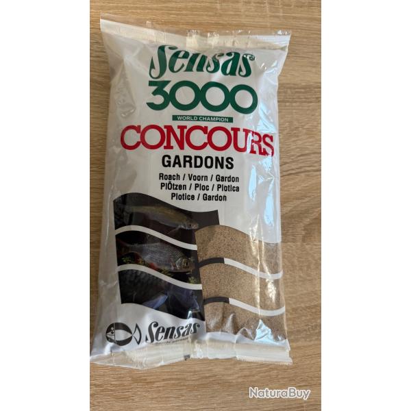 LOT DE 10 PAQUETS D'AMORCE SENSAS 3000 GARDON 1 KG - SENSAS