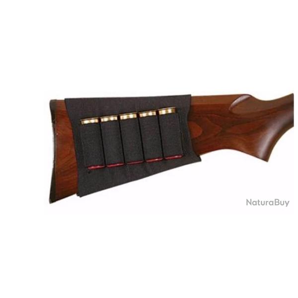 Cartouchi�re de crosse 5 munitions chasse/tir sportif - calibre 12, 16 et 20 - Livraison gratuite