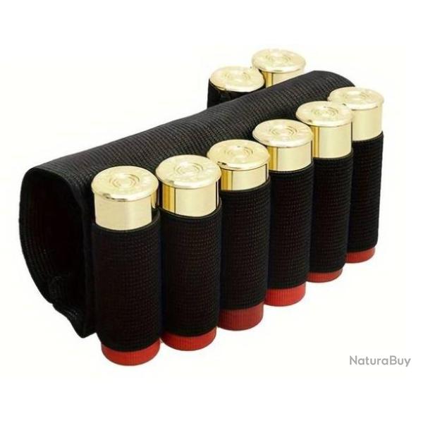 Cartouchi�re de crosse 8 munitions chasse/tir sportif - calibre 12, 16 et 20 - Livraison gratuite