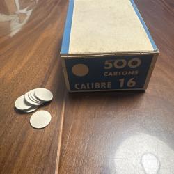 Carton pour calibre 16 non num&eacute;rot&eacute;