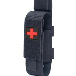 Porte-garrot avec velcro Noir - Livraison gratuite