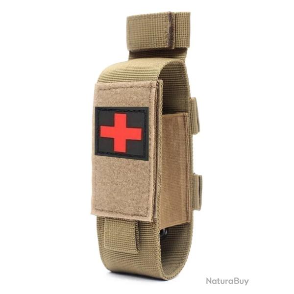 Porte-garrot avec velcro Beige/TAN - Livraison gratuite