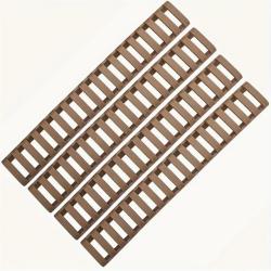 Lot de 4 Protections caoutchouc pour garde main/rail Picatinny - Beige/TAN - Livraison gratuite