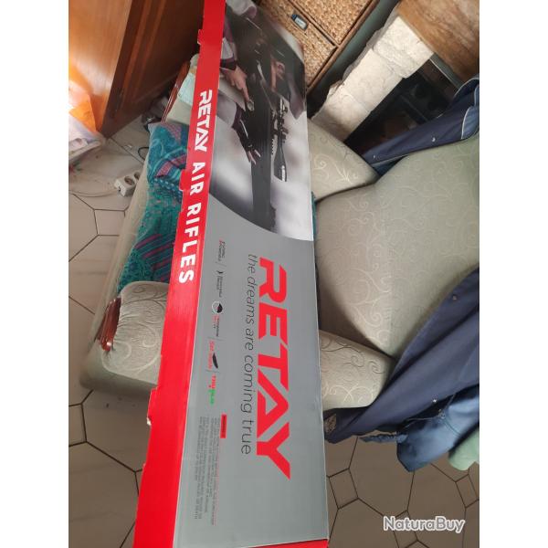 Carabine a plombs Retays 100 x Blue Sport 19.9 Joules cal 4.5mm avec lunette 3-9x40 HD Multi couche