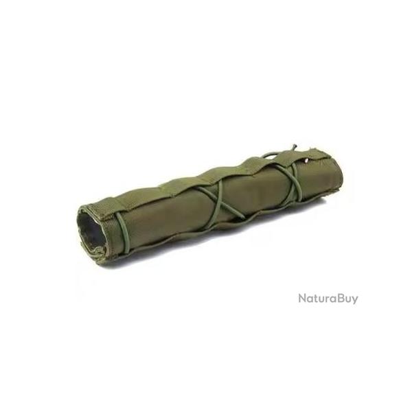 Manchon de protection Silencieux Tactique Kaki - Livraison gratuite