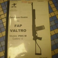 catalogue illustre du FAP VALTRO modele  PM5M calibre  12