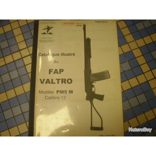 catalogue illustre du FAP VALTRO modele  PM5M calibre  12