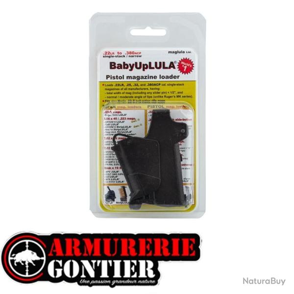 Chargette MAGLULA upLULA - Compatible du .22 LR au .380