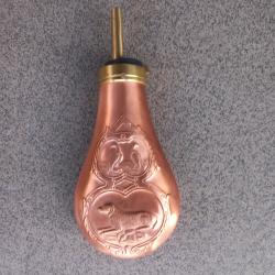 Poire &agrave; poudre en cuivre