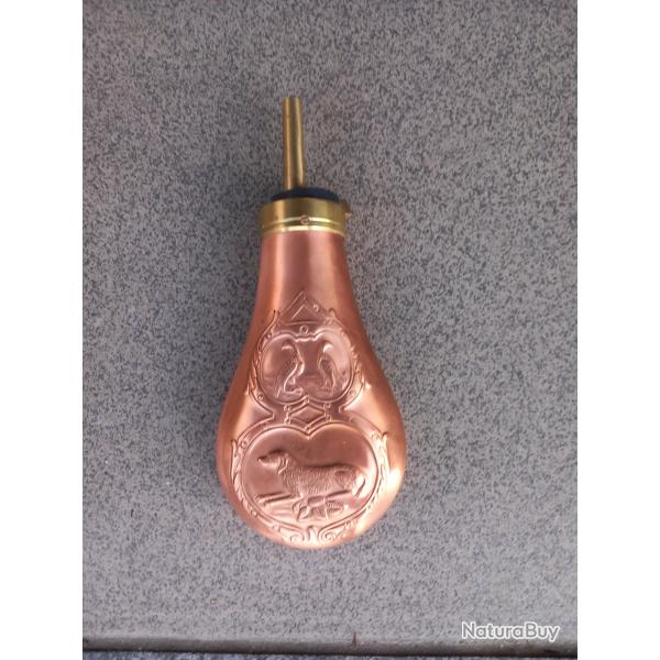 Poire � poudre en cuivre