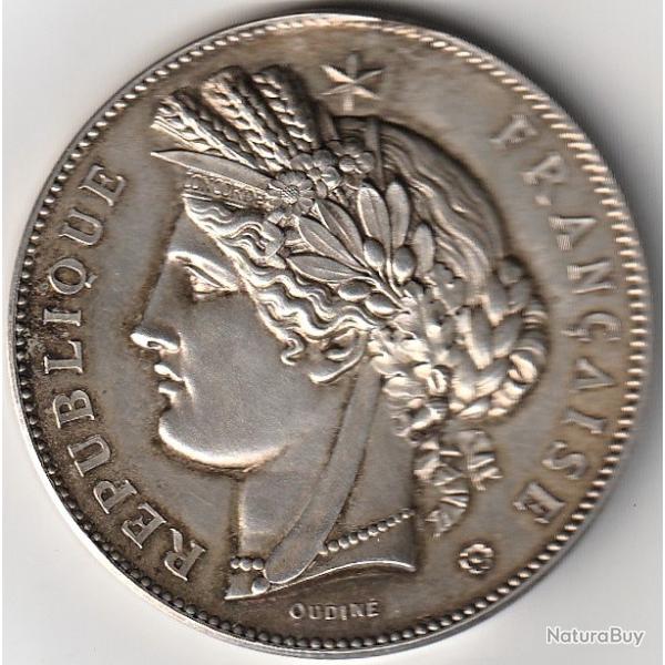 Medaille Bronze Argent� C�r�s Exposition Universelle Paris 1878 Palais Du Trocadero Par Oudin�