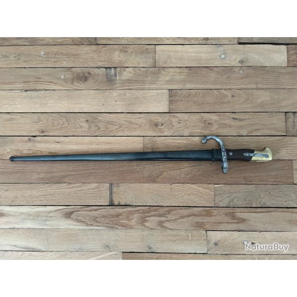 BA�ONNETTE GRAS Mod�le 1877 num�rot�e K 73436