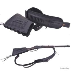 BUSC CARTOUCHI&Egrave;RE + BRETELLE POUR CALIBRE 22lr noir