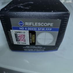 Lunette Discovery HD-20x50 sfir FFP