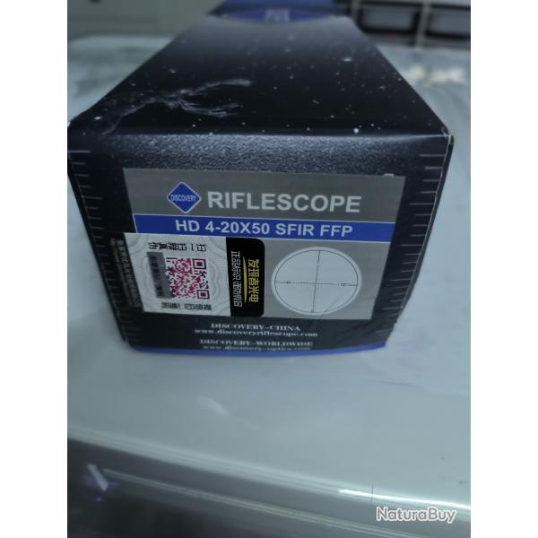 Lunette Discovery HD-20x50 sfir FFP