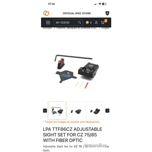 Syst�me de vis�e cz