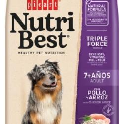 SAC DE CROQUETTES NUTRIBEST ADULT 7+ YEARS EN 15KG