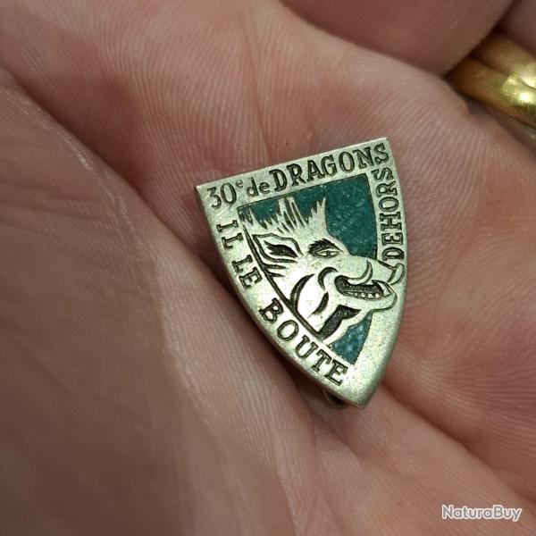 INSIGNE 30 REGIMENT DE DRAGONS ( MINIATURE )